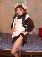 Teen redhead various insertions