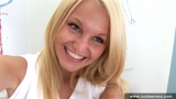 Teen blonde masturbation for camera
