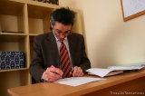 Teacher with a big