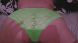 Alesha posing in her new panties
