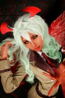 Scanty and Kneesocks cosplay