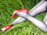 Red Heels and Green Grass