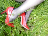 Red Heels and Green Grass
