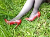 Red Heels and Green Grass