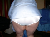 BBW wife panties bra tits pussy ass