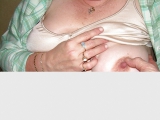 BBW wife panties bra tits pussy ass