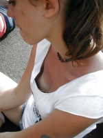 Downblouse boobs 1