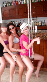 Wife and I with friends