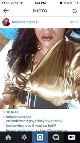 Lexi and her satin