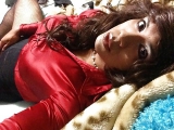 Lexi and her satin
