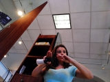 Iphone Candids of Hairstylist With Great Rack