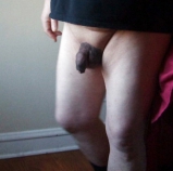 Little White Cock Colored Black
