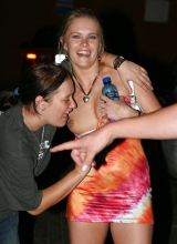 Girls exposing other girls for fun!