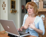 Horny women at the computer 4.