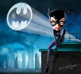 Batgirl in sexy outfit