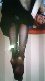 My cum on footjob teen