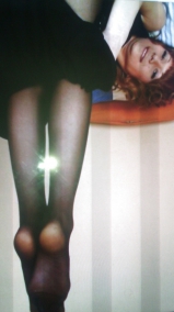 My cum on footjob teen