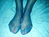 Wife\'s feet and pussy