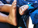 Peach Toes footjob