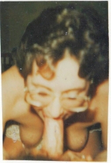 Vintage Polaroid Blowjob Queen Brenda from Bangor Maine