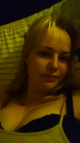 Blonde milf, chubby