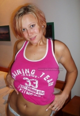 Busty blonde