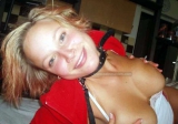 Busty blonde