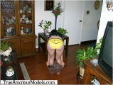 Smiley Face Panties Covering Dirty Teen Asshole