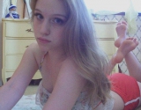 Posh dance school teen - selfie session after class ends at