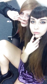 Goth teen nude selfies - alt girl with a tight body