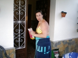 SILF holly harris on holiday