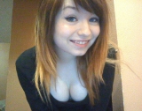 Chav Hipster emo selfies - british teen naked selfie set