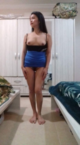 Sheraine Pornstar Wear Hot Sexy Short Dress