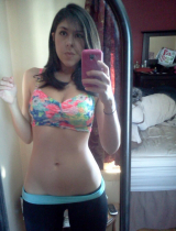 USA woman boobs pussy selfie