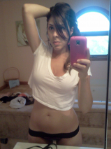 USA woman boobs pussy selfie