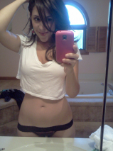 USA woman boobs pussy selfie