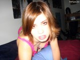 Hot young brunette's poses