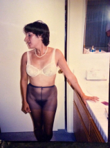 Pretty hairy women. Sexy underwear. Retro.