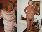 granny shows pussy