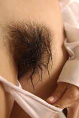 Sweet woman and her hairy pussy... 1
