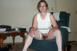 MILF Prudence showing off her adorable hairy pussy