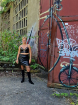 Pierced slut Silke in the lost places II
