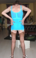 lingerie in blue