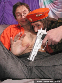 Military teen fucks prisoner of war - N