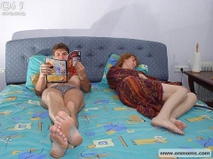 Mature couple in action - N