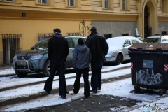 Audrey was walking home - N