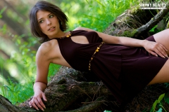 Nude beauty in the forest - N