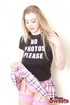 Young slut stripping and - N