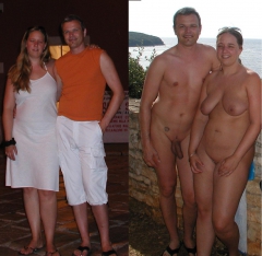 dressed undressed public cumonbee - N