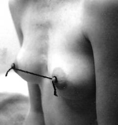 Breasts with nipple clamps - N